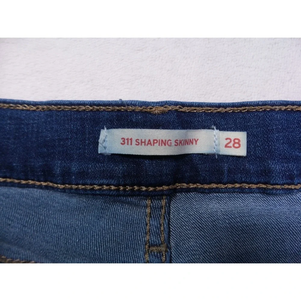 Levis Jeans Womens Size‎ 28 Blue Denim 311 Shaping Skinny Mid Rise Stretch